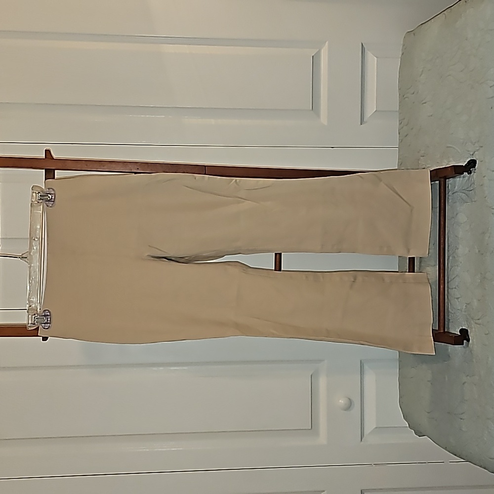 A New Day side zip pants with flare leg,  Tan, size 2